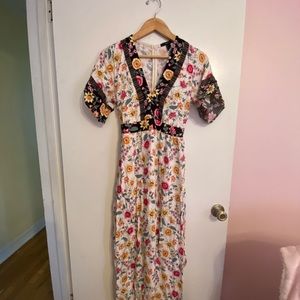 Floral maxi dress